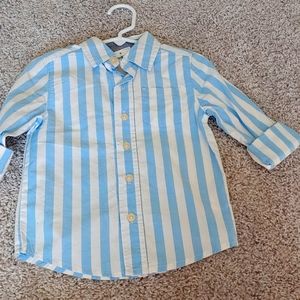 Oshkosh button up striped shirt NWT 2T
